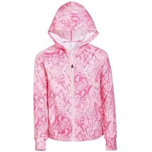 NWT ID IDEOLOGY Big Girls Printed Hooded Jacket, Pink Shine, Size: Med (10-12)